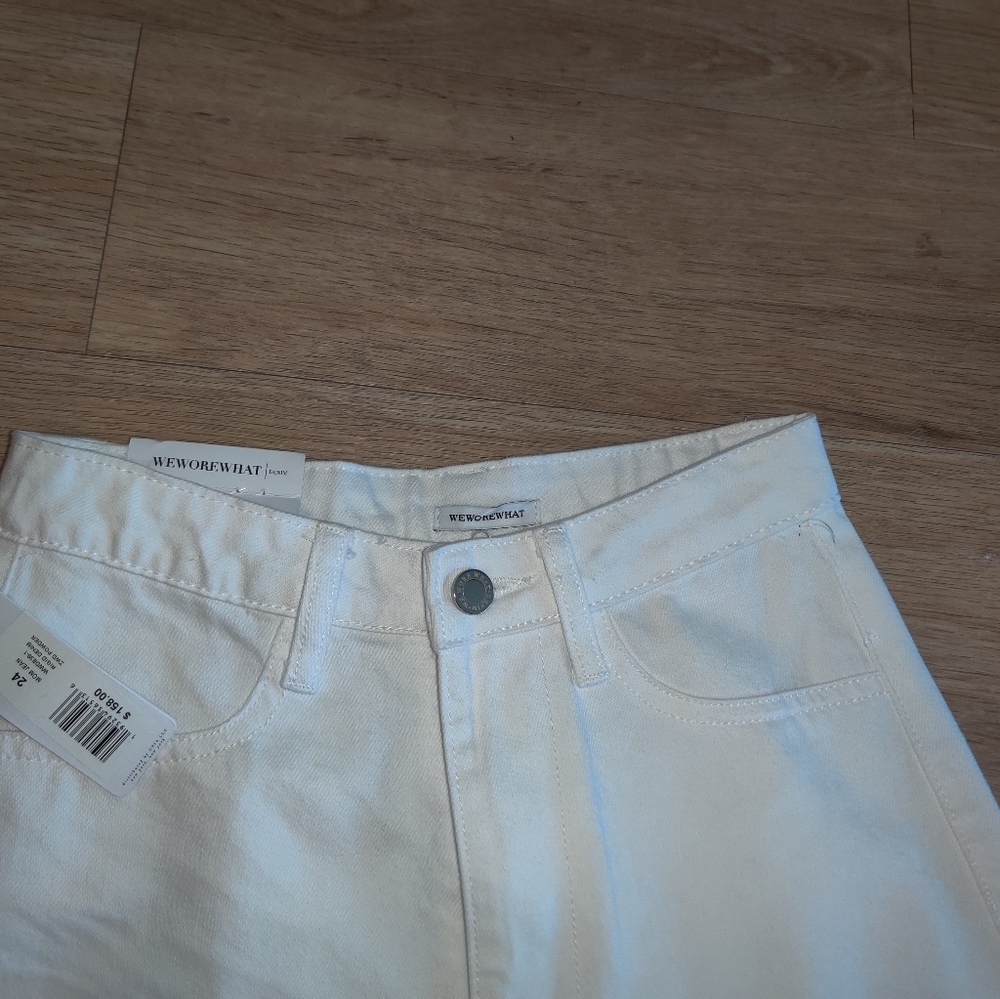 🤍🆕🤍 NWT WEWOREWHAT Mom Jeans - Picture 14 of 16